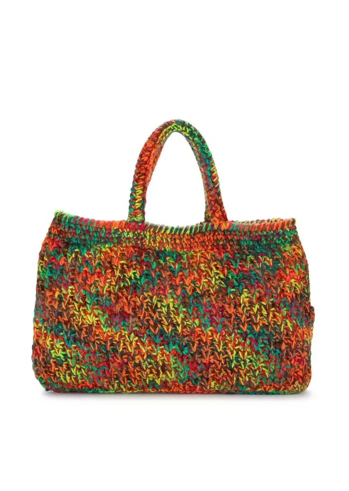 LE DAF | BORSA SHOPPER SVEZIA MULTICOLOR FLUO