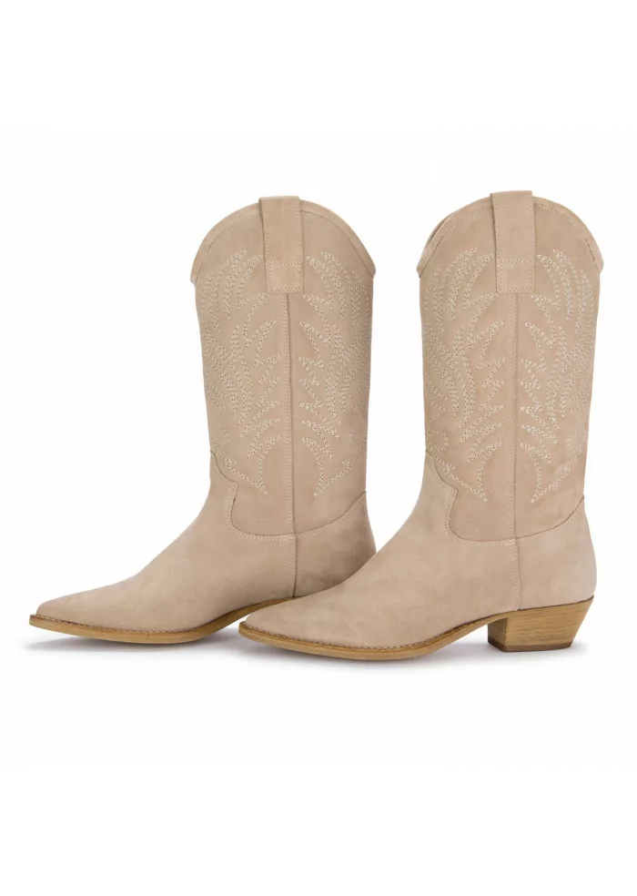 LEMARE' | STIVALI TEXANI LONDON ECRU'