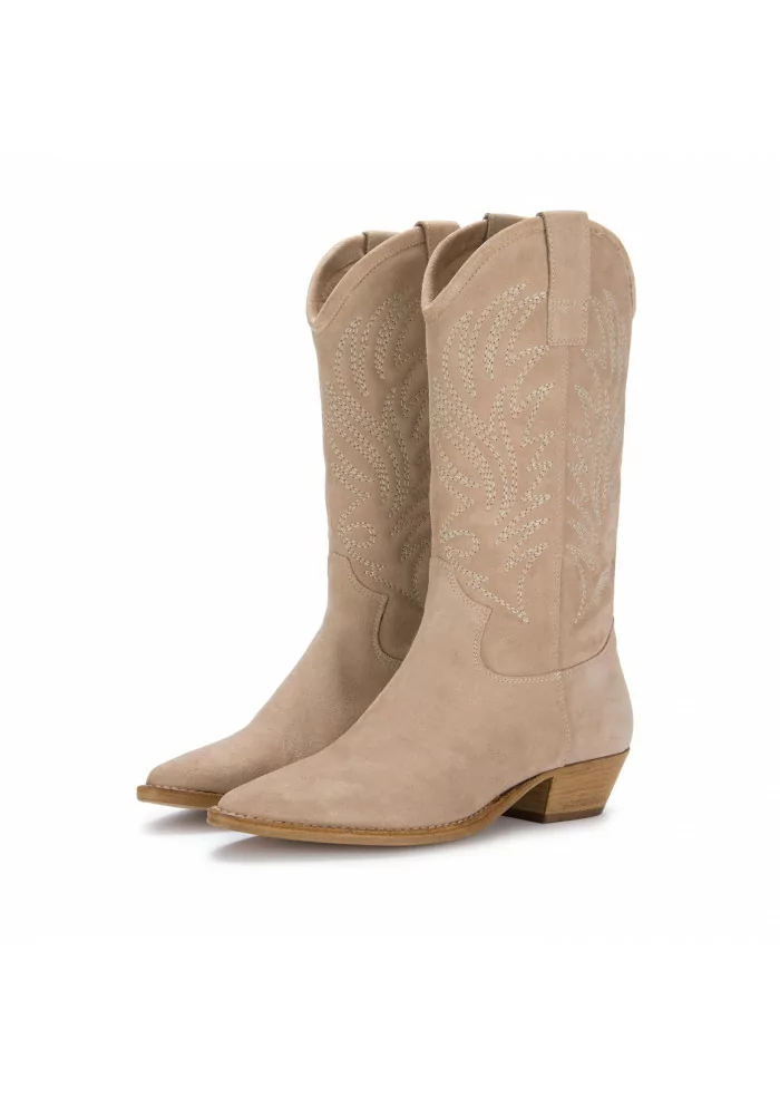 LEMARE' | STIVALI TEXANI LONDON ECRU'