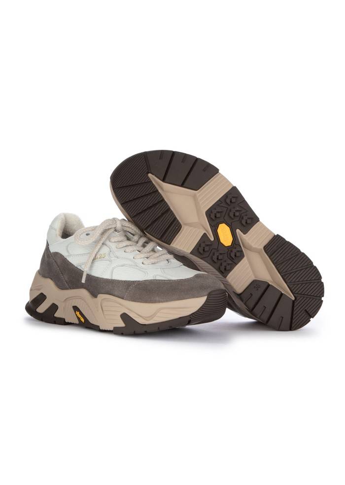 LEMARGO | SNEAKERS CERVO GRAFITE BIANCO MARRONE