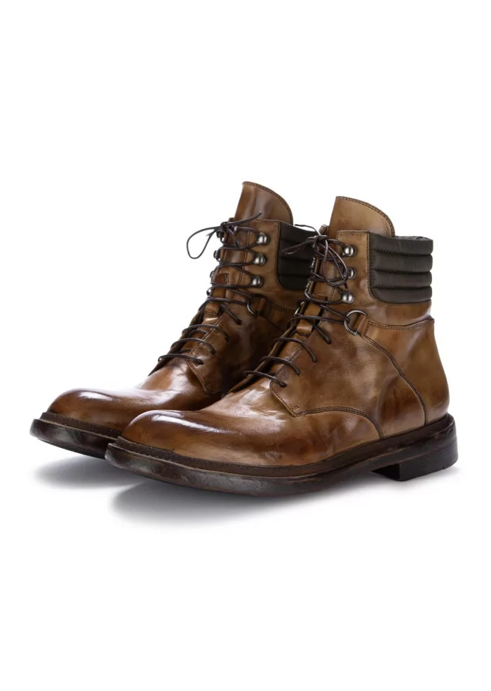 LEMARGO | STIVALETTI ALLACCIATI RANCH CORTECCIA MARRONE