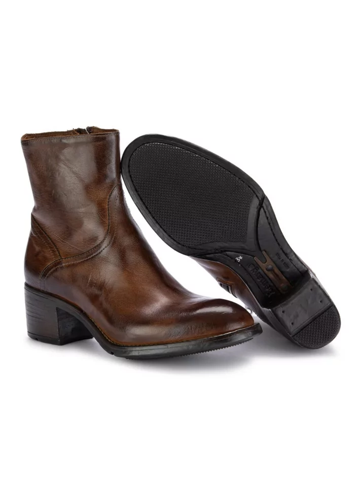 LEMARGO | STIVALETTI RANCH PELLE MARRONE