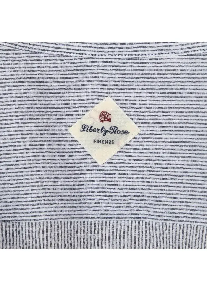 LIBERTY ROSE | CAMICIA BLAKE BIANCO BLU