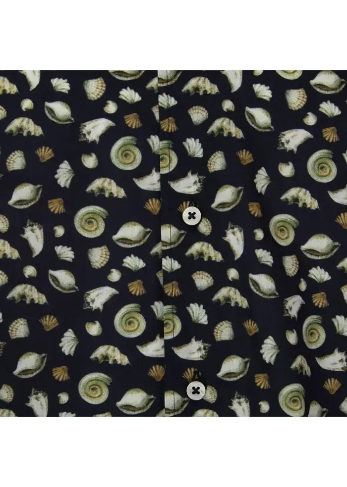 LIBERTY ROSE | CAMICIA CONCHIGLIE BLU