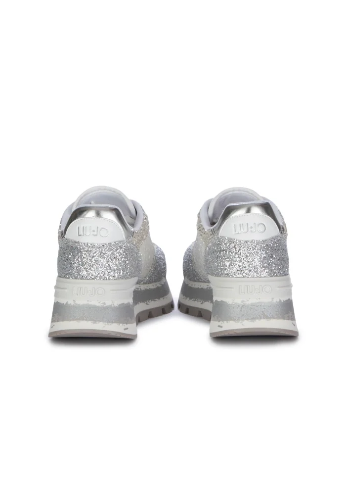 LIU JO | SNEAKERS AMAZING GLITTER ARGENTO