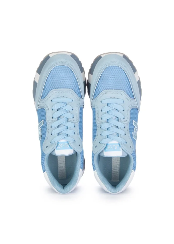 LIU JO | SNEAKERS AMAZING SUEDE AZZURRO