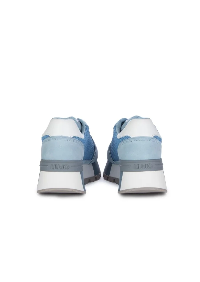 LIU JO | SNEAKERS AMAZING SUEDE AZZURRO