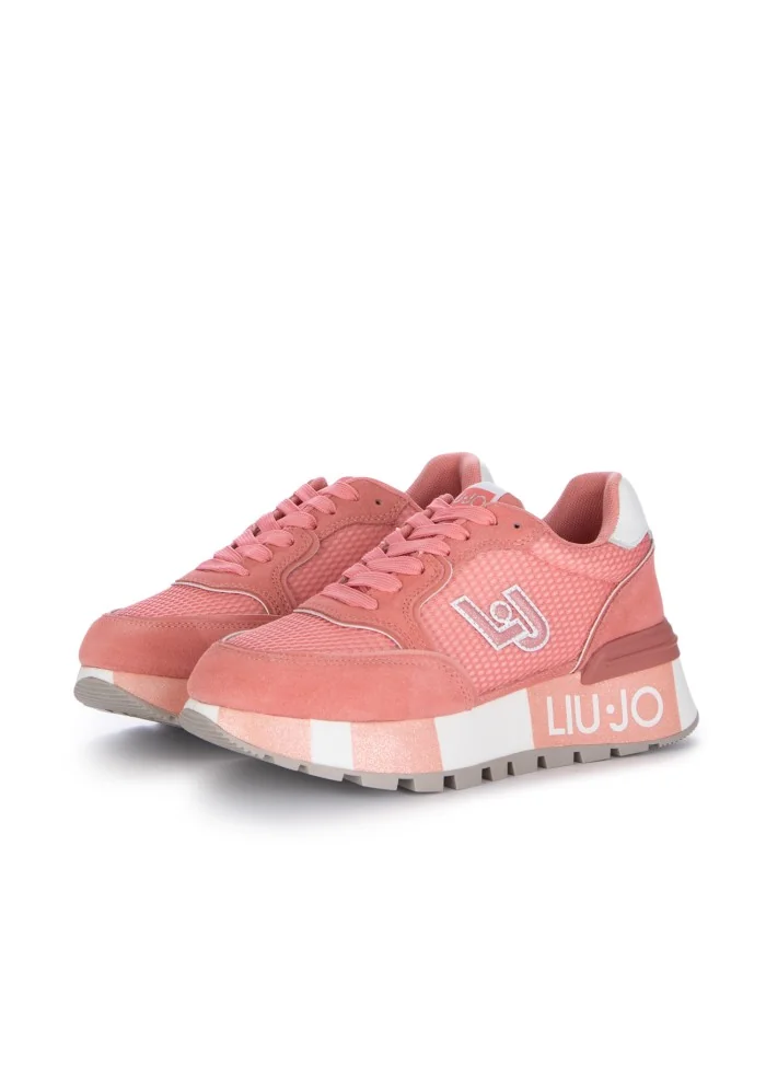 LIU JO | SNEAKERS AMAZING SUEDE ROSA