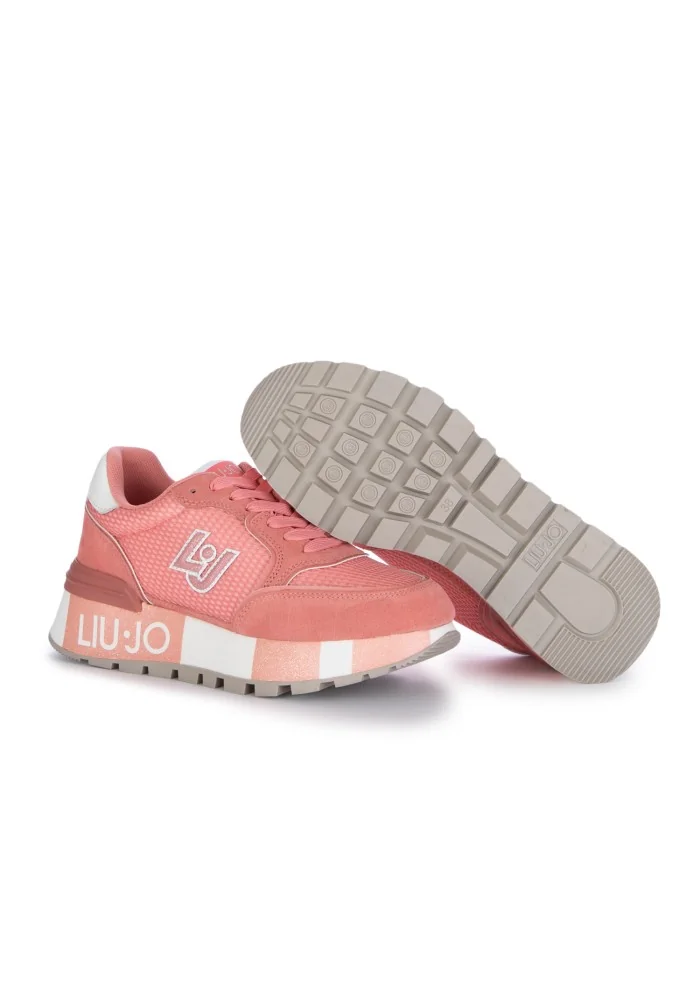LIU JO | SNEAKERS AMAZING SUEDE ROSA