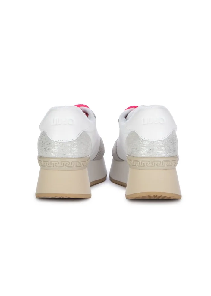 LIU JO | SNEAKERS DREAMY LAMINATED ARGENTO ROSA