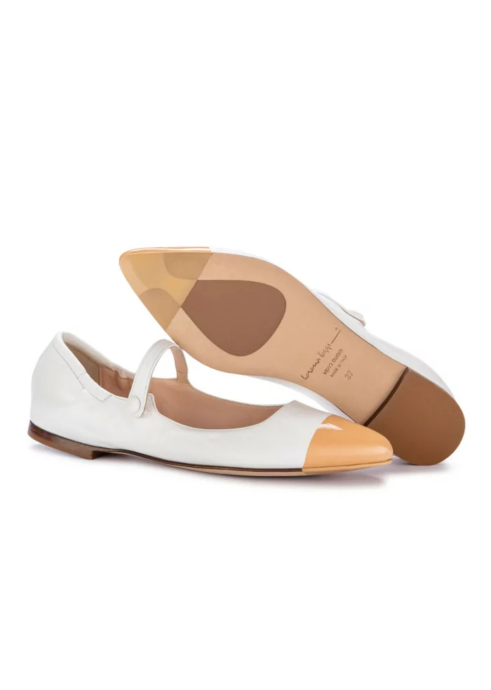 LORENA PAGGI | BALLERINE PLONGE' BIANCO PESCA