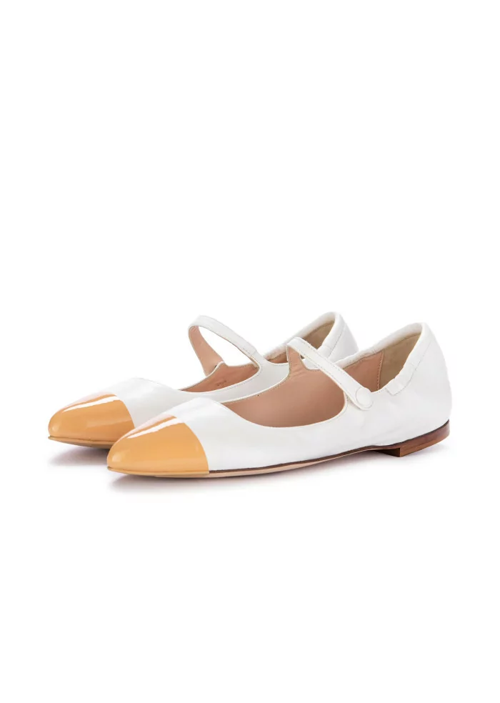 LORENA PAGGI | BALLERINE PLONGE' BIANCO PESCA