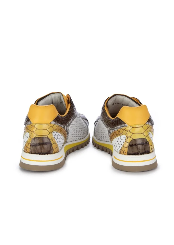 LORENZI | SCARPE ALLACCIATE FRESH GIALLO BIANCO