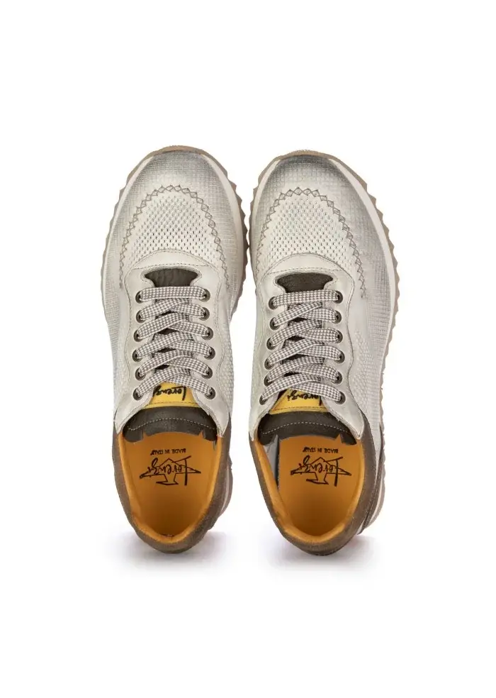 LORENZI | SCARPE ALLACCIATE SAFARI BIANCO MARRONE