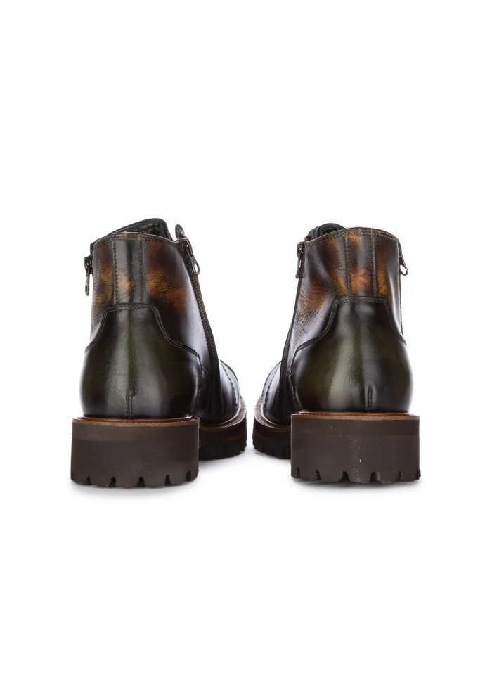 LORENZI | STIVALETTI ALLACCIATI FUEGO GIADA VERDE