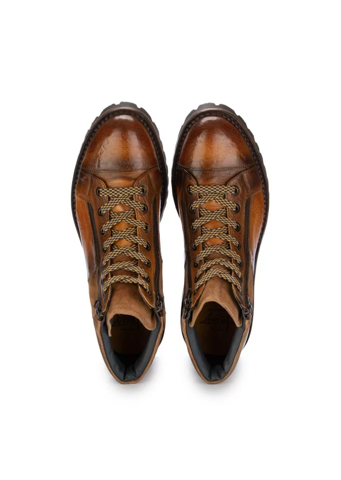 LORENZI | STIVALETTI ALLACCIATI SAFARI MARRONE BEIGE