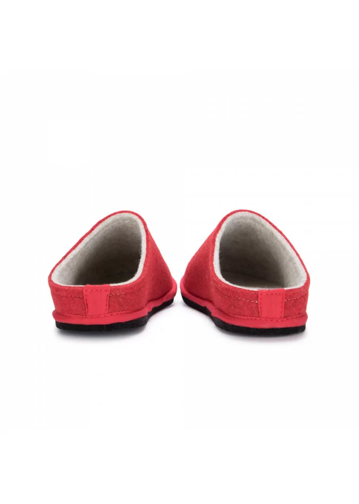 LÖWENWEISS | PANTOFOLE IN LANA COTTA BEIGE ROSSO