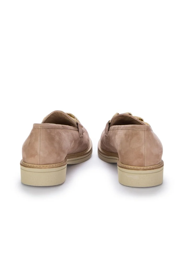LUCA GROSSI | MOCASSINI CAMOSCIO NEW BISCUIT BEIGE