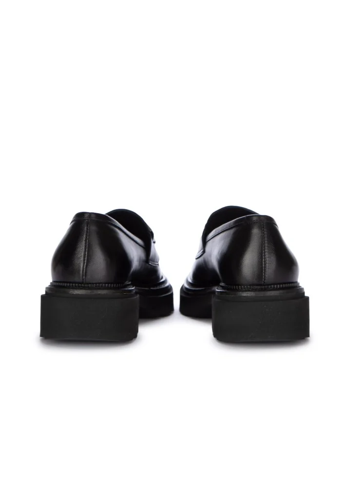 LUCA GROSSI | MOCASSINI NATUR PELLE NERO