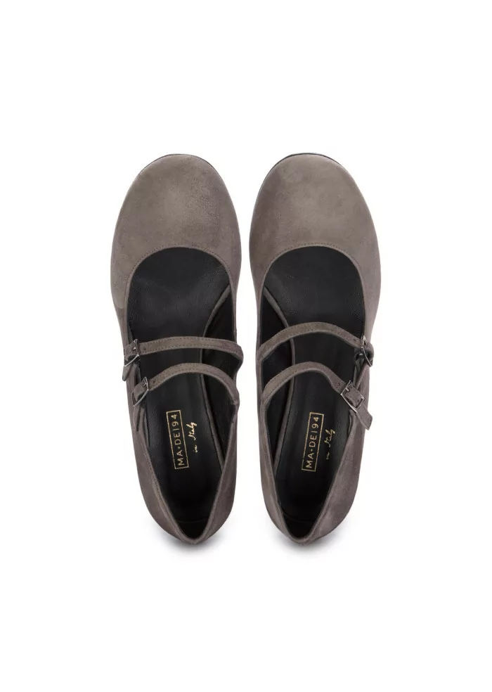 MA+DE 94 | SCARPE TACCO CAMOSCIO GRIGIO