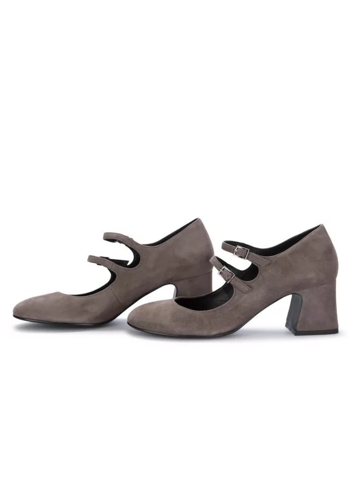 MA+DE 94 | SCARPE TACCO CAMOSCIO GRIGIO