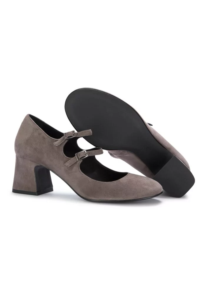 MA+DE 94 | SCARPE TACCO CAMOSCIO GRIGIO