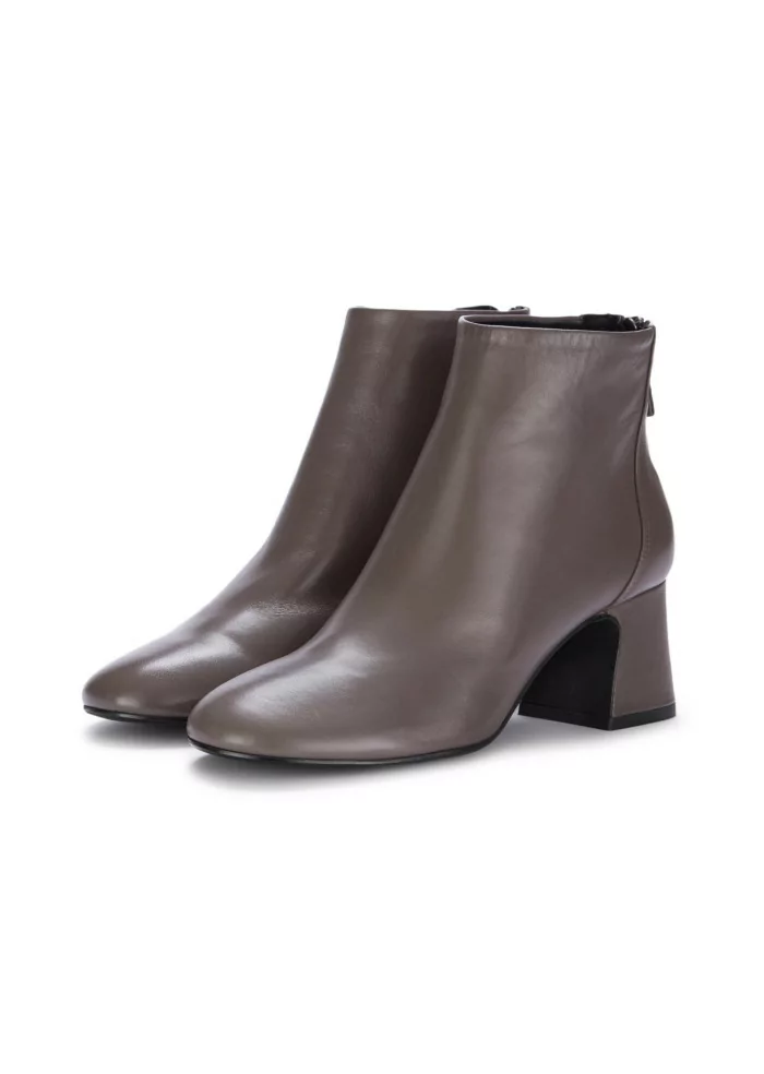 MA+DE 94 | STIVALETTI TACCO NAPPA MARRONE FANGO