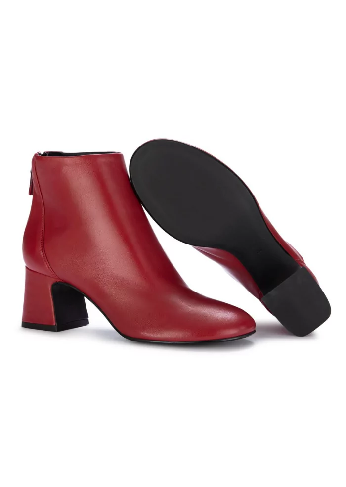 MA+DE 94 | STIVALETTI TACCO NAPPA ROSSO