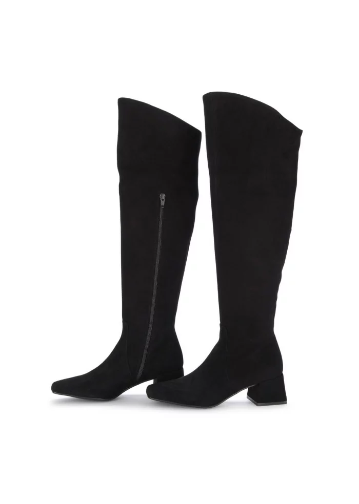 MA+DE 94 | STIVALI ALTI CAMOSCIO NERO