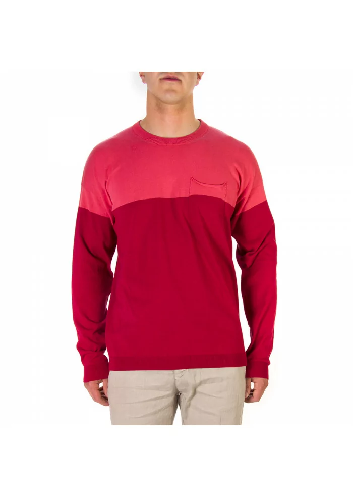 MAGLIONE UOMO ROBERTO COLLINA | RA12001 ROSSO ROSA