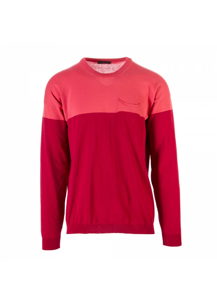 MAGLIONE UOMO ROBERTO COLLINA | RA12001 ROSSO ROSA