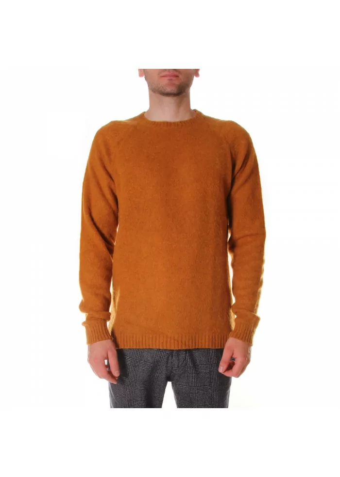 MAGLIONE UOMO ROBERTO COLLINA | RY29201 GIALLO OCRA