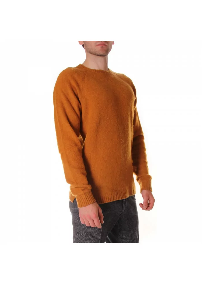 MAGLIONE UOMO ROBERTO COLLINA | RY29201 GIALLO OCRA