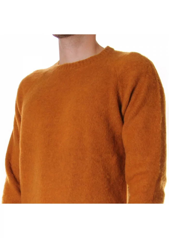 MAGLIONE UOMO ROBERTO COLLINA | RY29201 GIALLO OCRA