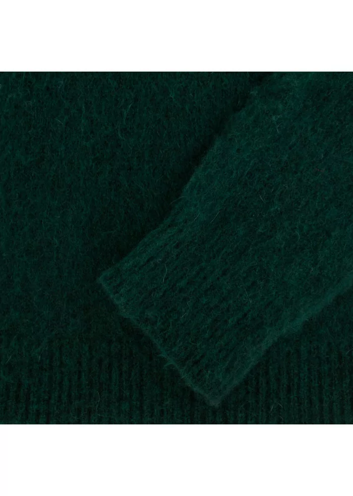 MAGLIONE UOMO ROBERTO COLLINA | VERDE SCURO