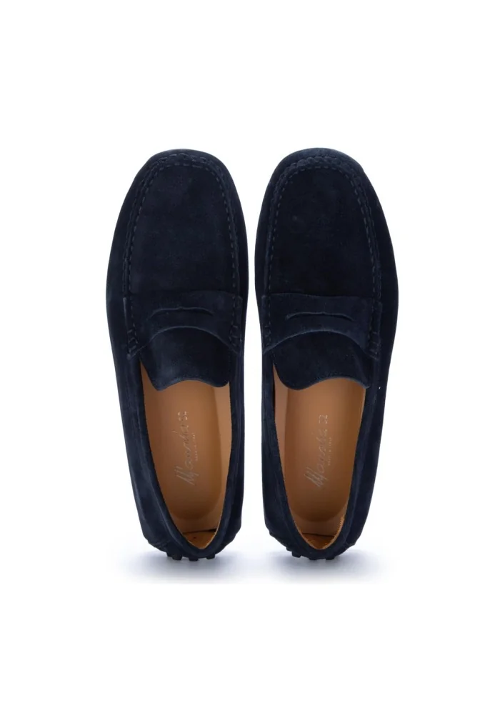 MANOVIA 52 | MOCASSINI CAMOSCIO HASH BLU SCURO