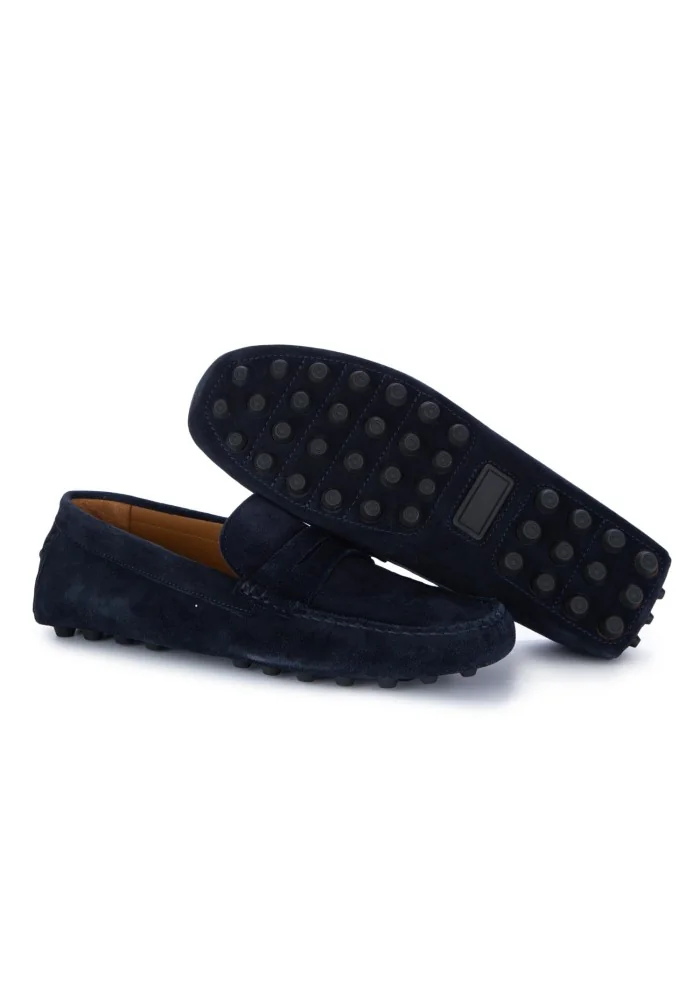 MANOVIA 52 | MOCASSINI CAMOSCIO HASH BLU SCURO