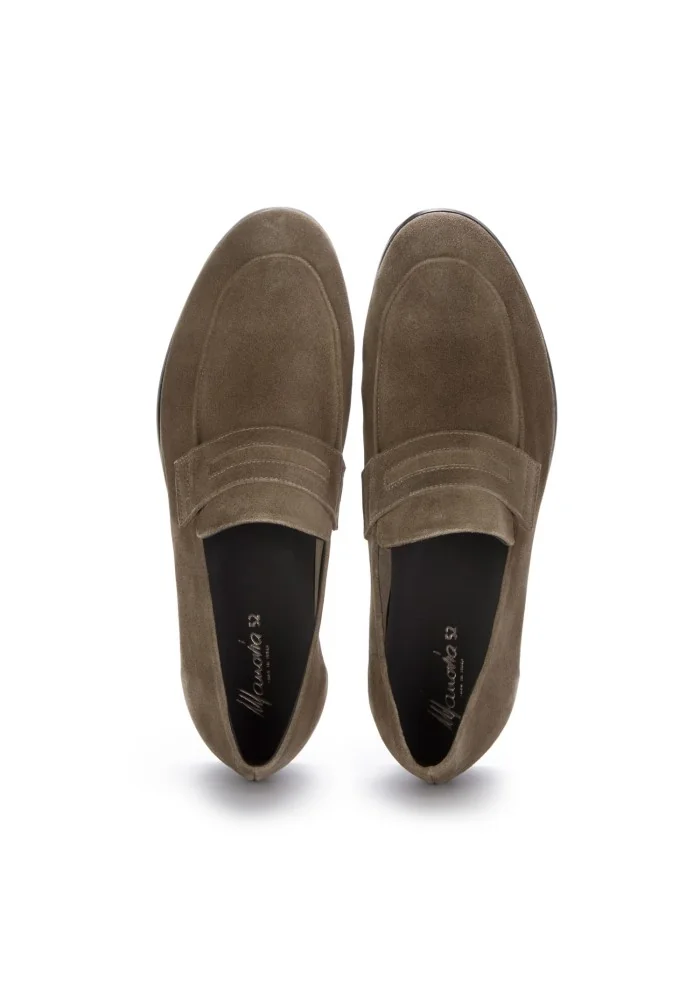 MANOVIA 52 | MOCASSINI CAMOSCIO HASH MARRONE