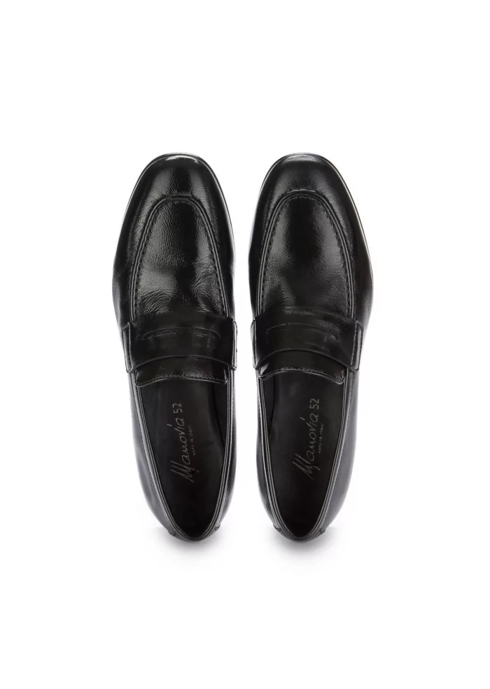 MANOVIA 52 | MOCASSINI HARRODS PELLE NERO