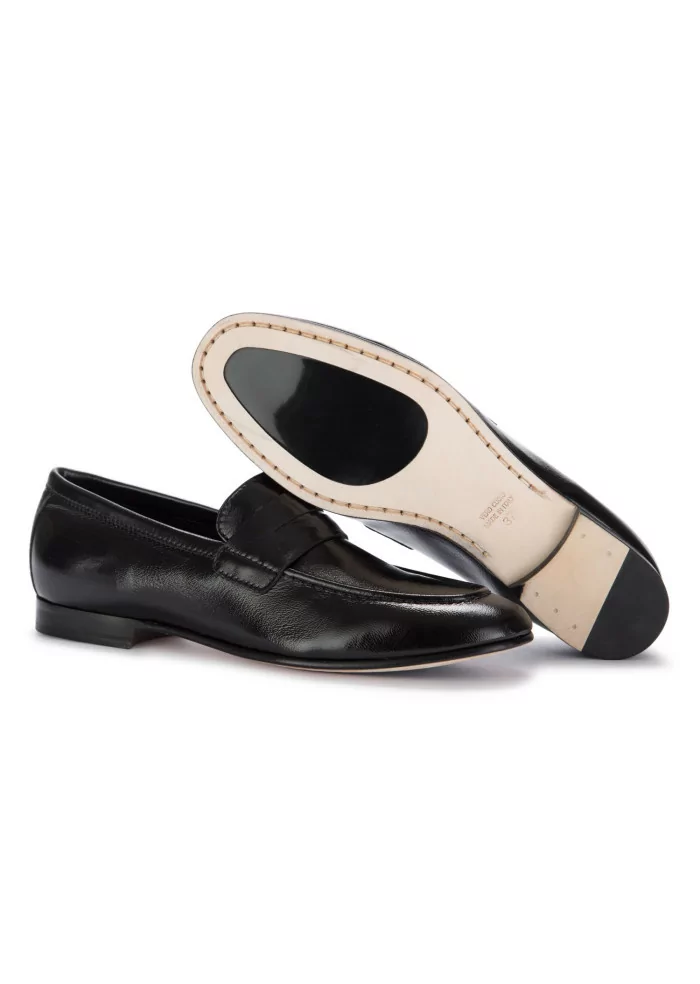 MANOVIA 52 | MOCASSINI HARRODS PELLE NERO
