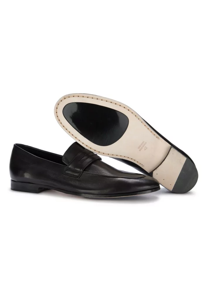 MANOVIA 52 | MOCASSINI PELLE NAPPA NERO