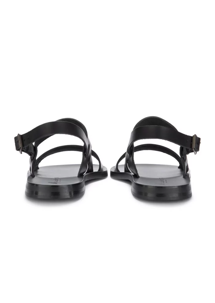 MANOVIA 52 | SANDALI CINTURINO PELLE NERO