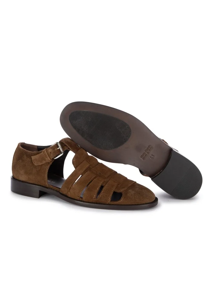 MANOVIA 52 | SANDALI HASH MARRONE