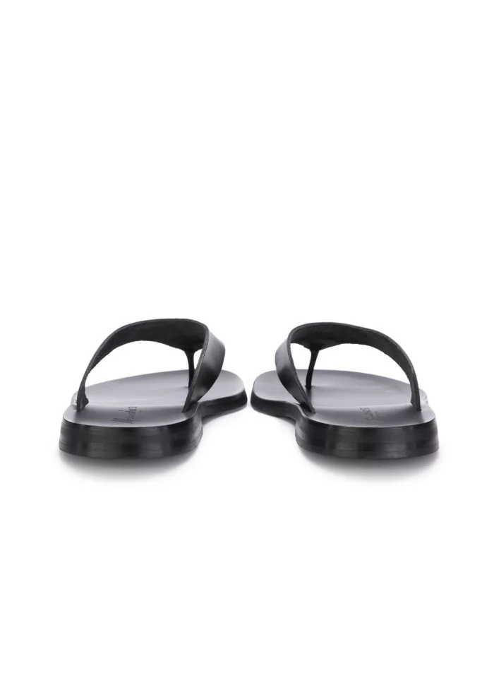 MANOVIA 52 | SANDALI INFRADITO PELLE NERO