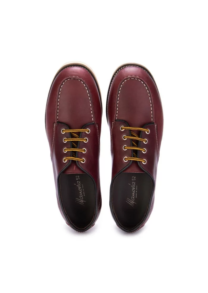 MANOVIA 52 | SCARPE ALLACCIATE COWBOY BORDEAUX