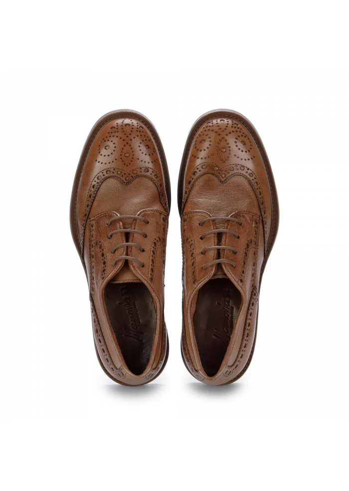 MANOVIA 52 | SCARPE BASSE LAVORAZIONE BUDAPEST MARRONE