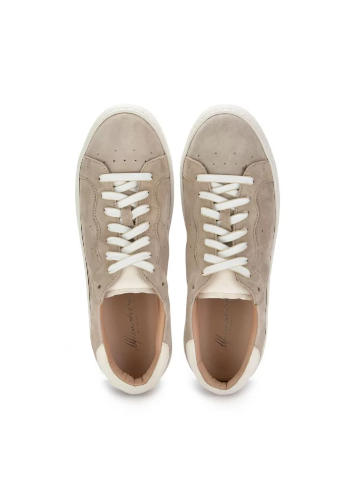 MANOVIA 52 | SNEAKERS WATER PELLE SCAMOSCIATA BEIGE
