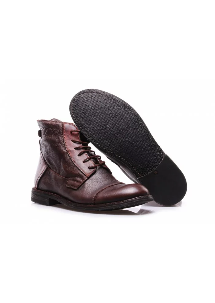 MANOVIA 52 | STIVALE STRINGATO PELLE MARRONE