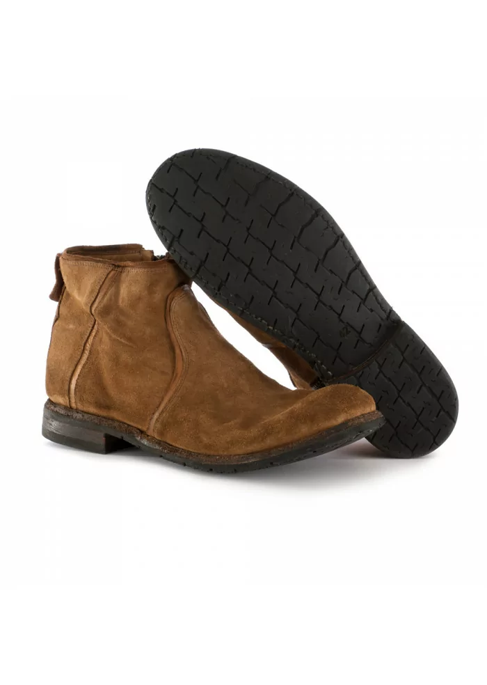 MANOVIA 52 | STIVALE TRONCHETTO 8689 VELOUR MARRONE