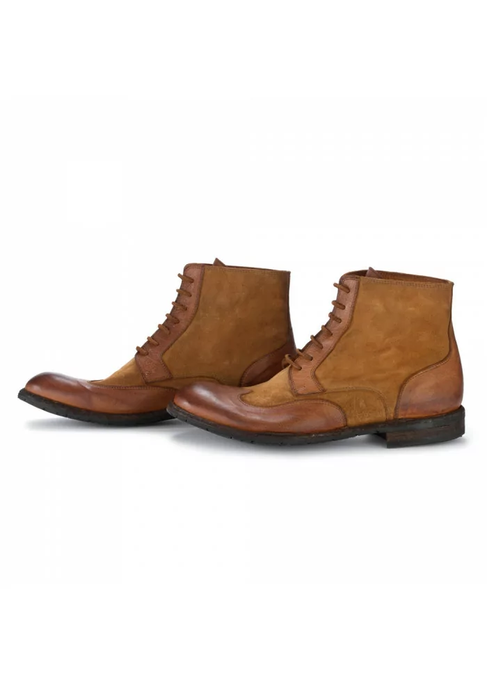 MANOVIA 52 | STIVALI ALLACCIATI 8572 VELOUR 541 MARRONE